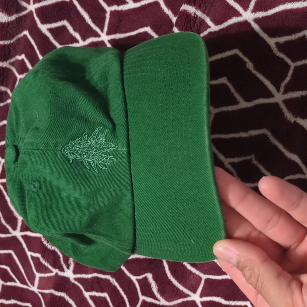 Pax green flower nug dad hat